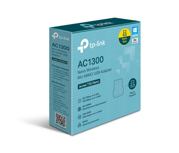 TP-Link Archer T3U Nano (1300Mb/s a/b/g/n/ac) DualBand - 1137621 - zdjęcie 3